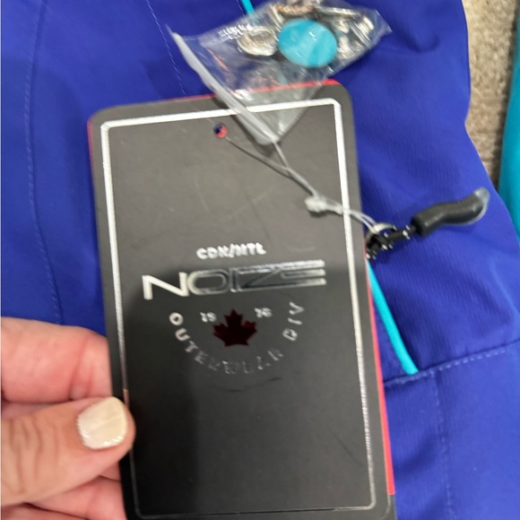 NWT Noize Kids blue/teal snow set....size L (12) - Picture 4 of 11